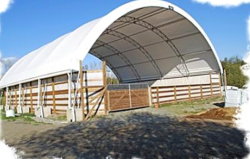 Coverall training arena exterior