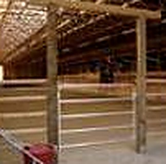 Indoor arena at Twin Creeks Ranch